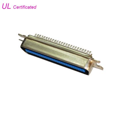 China 50 Pin 2.16mm Centerline Male Solder Centronic Connector MD Shell Certificated UL for sale