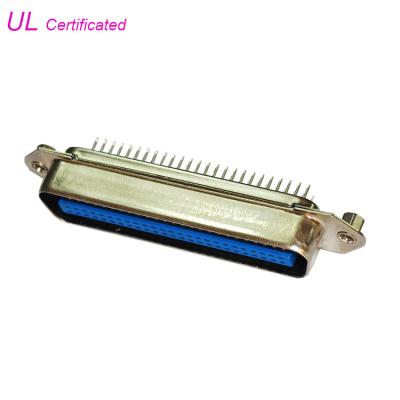 China Champ PCB Straight Angle Plug 50 Pin Centronics Connector Certicified UL for sale