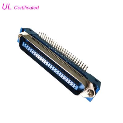 China 57 CN Series Male Right Angel PCB Centronics 50 Pin Connector For PCB Board for sale