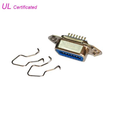 China DDK 14 Pin Centronic Solder Female Connector With Bail Clip Certified UL for sale