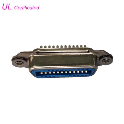 China 57 CN Series Solder 24Pin Centronics Female Connector 50pin 36pin 14pin for sale