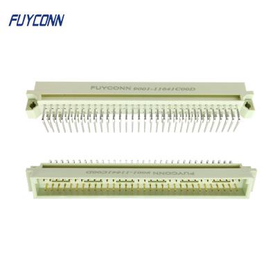 China 364 DIN 41612 Connector 3 Rows 64 Pin Euro Connector W/ 2.54mm Pitch for sale