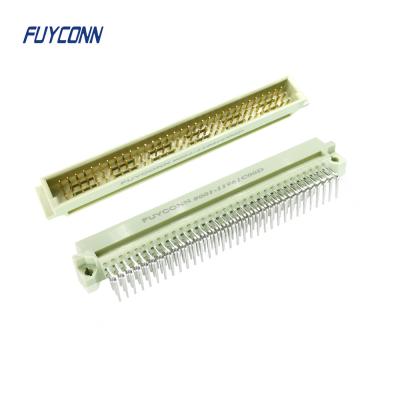 China 396 DIN 41612 Connector Right Angle 3 Rows 16 32 48 64 96 Pin European Connector for sale