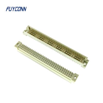 China DIN 41612 Connector Male 3rows PCB 32P 64P 96P Vertical PCB Plug Eurocard Connector for sale