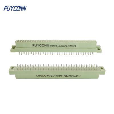 China Straight PCB Eurocard Connector 2row 16 32 48 64 Pin Female 2*32pin 64P DIN41612 Connector for sale