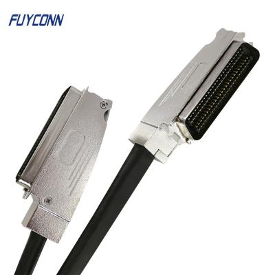 China 100pos RJ21 Telco Trunk Cable Assembly One End With 2pcs Connector for sale