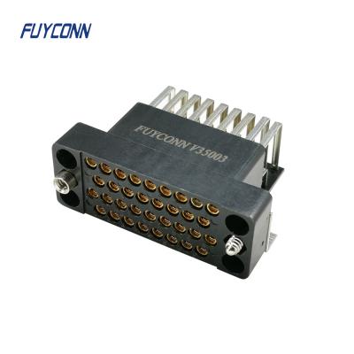 China V.35 Female Connector 34pin Right Angle PCB Connector for Router with board lock for sale