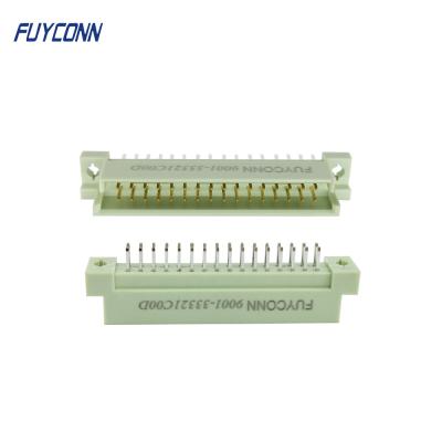 China 2 rows 2*16P 32Pin Male PCB Connector Vertical PCB Eurocard DIN41612 connector for sale