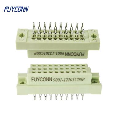 China Female 3 Rows 20 Pin Press Pin Euro 41612 Connector for sale