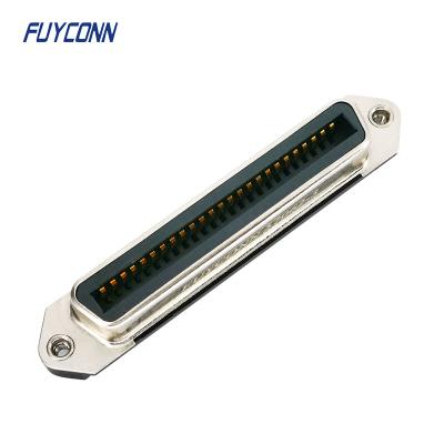 China PCB 64 50 Pin Solderless Centronics Connector With Press Pin Contact for sale