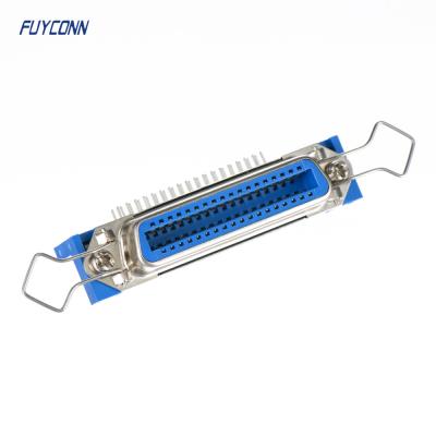 China PCB Right Angle Female 50P 36P 24P 14P Centronics Connector for sale