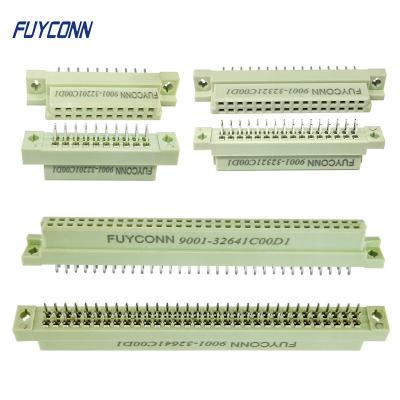 China Female DIN 41612 Connector 2 Rows Straight PCB Eurocard Connector Easy Type for sale
