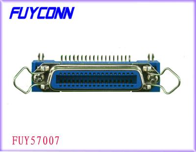 China Right Angle PCB IEEE 1284 Connector, 36 Pin Centronic Female Ribbon Connector for Printer for sale