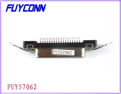 China PWB do Pin do conector 36 da porta paralela do Centronics que monta o soquete fêmea reto do receptáculo para a impressora de matriz do ponto à venda