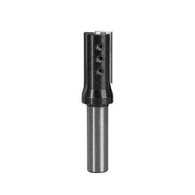 China Cutting Dia 8mm 22mm Straight Flute Router Bit With Double Sided Insert Blade for sale