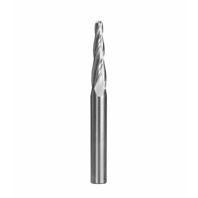 China Four Flute M2 HSS Router Bit TiN ZrN 3D Carving Bits For Aluminum And Plastic for sale