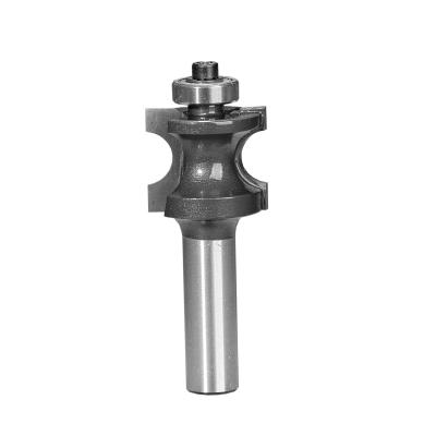 China Tungsten Carbide Bullnose Router Bit With Bearing Guide Full Round Edge for sale