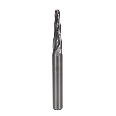 China Three Flute 12.7mm Shank Dia CNC Carving Bit Carbide Spiral Upcut 3D Router Bit for sale