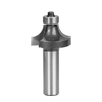 China Black Round Over Router Bit Corner Rounding Router Bit With Bearing Guide for sale
