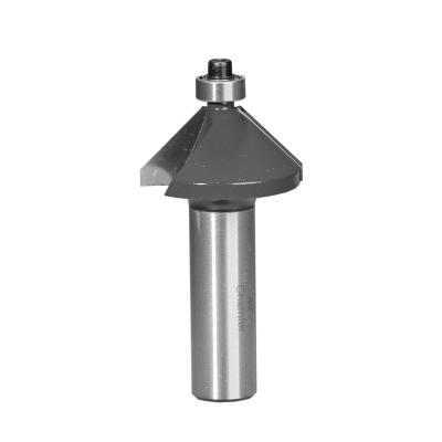 China TCT 45 Degree Chamfer Router Bit 22.2mm Cutting Dia Laminate Trimming Bit for sale