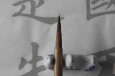 China Customised Size Bamboo Calligraphy Brush , Soft Brown Chinese Writing Brush for sale