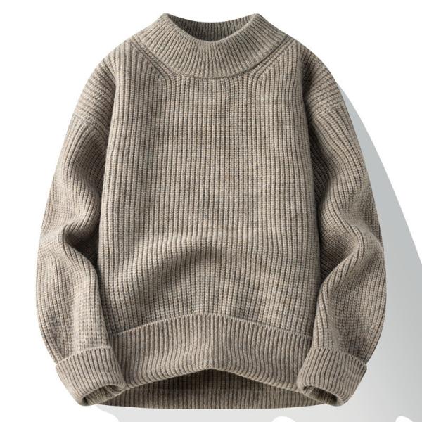 Quality Stylish Men s Pullover Sweaters with Ribbed Hem Style from for Benefit Loose for sale