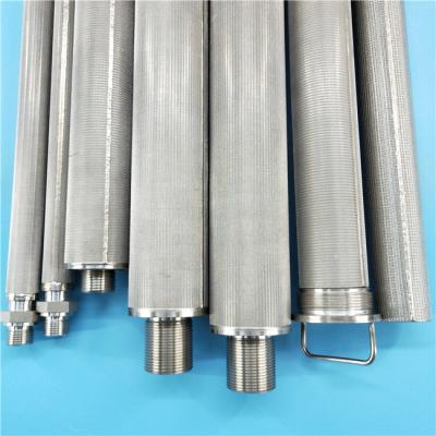 China Duplex SS Outside 600mm 2μM Sintered Metal Filter for sale