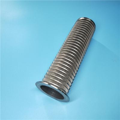 China Wrapped Not Clogging 1um 100μM Johnson Wedge Wire Screens for sale