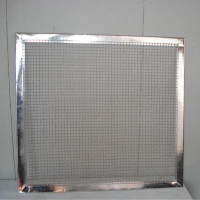 China Open Area 45% Framed SS316L Decorative Metal Lattice Panels for sale
