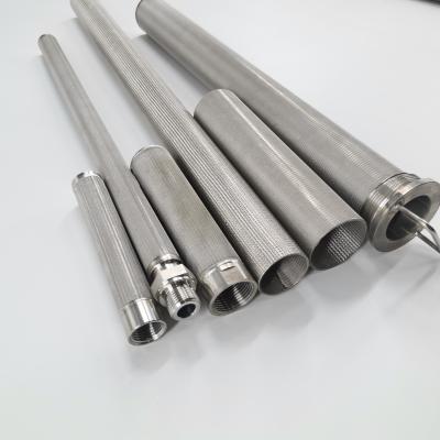 China Rolling Forming Sintered Metal Filter Elements 30-160mm for sale