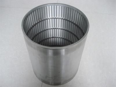 China Ss316 Material 50 Micron Wedge Wire Screen Filter Malt Dust Filtration for sale