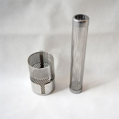 China 3mm Hole Diameter Perforated Filter Tube Stainless Steel for sale