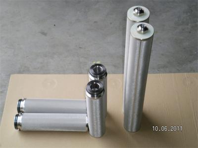 China Ss316 sinterizados los polímeros del tubo filtrante y proveen de gas la filtración de 15 micrones en venta