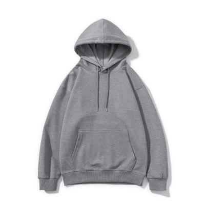 China FODARLLOY Fashion Colors Grey Hoodie OEM Streetwear Essentials Oversize Unisex Pull Coat Men's Hoodies Pullover Red for sale