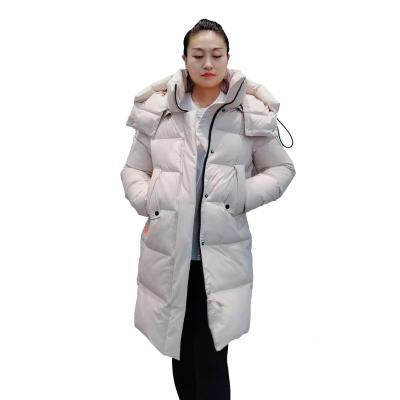 China FODARLLOY F23533 Ladies Warm Hooded Cotton-padded Clothes Women Slim Long Winter Jackets Women Coats for sale