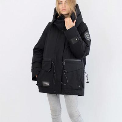China FODARLLOY 2022 Newest wholesale ladies down jackets all match thick ladies hooded cotton padded coats women's jackets for sale