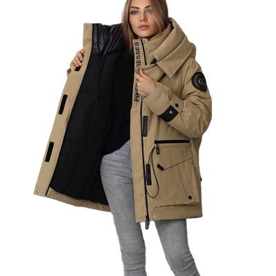 China FODARLLOY  ladies warm hooded cotton-padded clothes women winter jackets women coats for sale