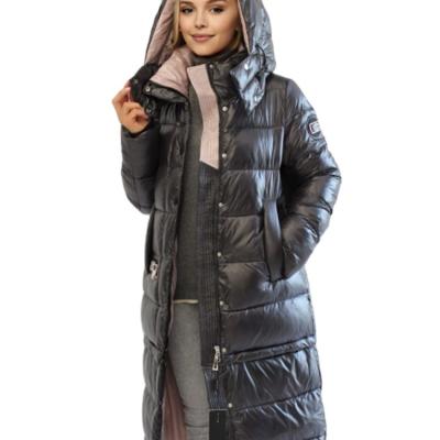 China FODARLLOY Loose Women's Clothing Winter Cotton Furry Jacket 2022 Warm Padded Utility Coat Trending Long Clothes for Ladies for sale