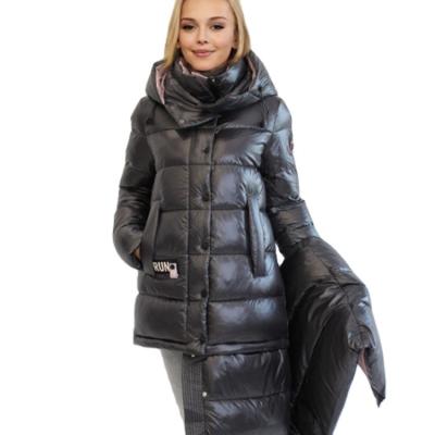 China FODARLLOY Cold Weather Women's Long Sleeves Coats windproof Jacket Casual Cotton-padded Clothes Women Winter Warm Coat for sale