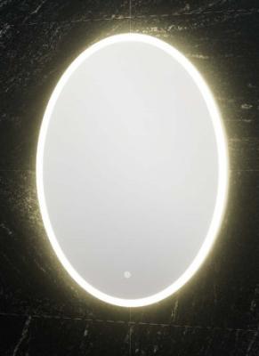 China Aluminum Alloy Frame Backlit Oval Bathroom Mirror 557X760 610X910 1010X760 for sale