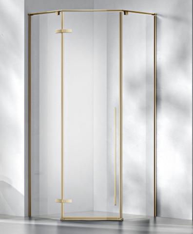 Quality H 1950mm Shower Cubicle Door Diamond Shape Shower Screen Tempered Glass 8mm / 10mm for sale