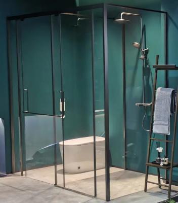 Cina Porta della doccia a forma di F Vetro temperato 900 X 900 Caselle doccia in vetro in vendita