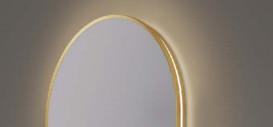 China 5mm LED-Badspiegel Ovaler LED-Rücklichtspiegel Dimmbar zu verkaufen