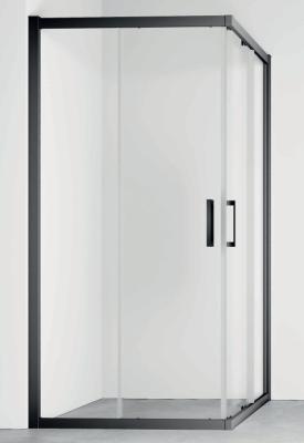 China Aluminum, Gun Gray Brushed Color, 2 fixed 2 move Sliding door for sale