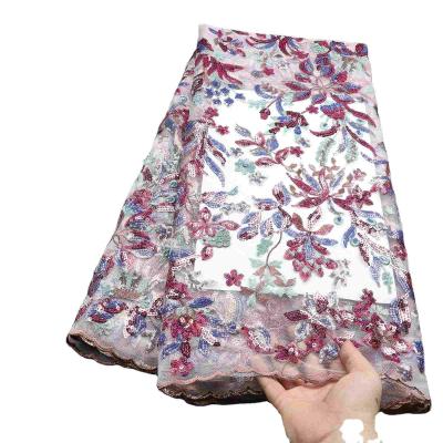 China 2023 New Arrival Competitive Price 3D Flower Lace Fabric for sale
