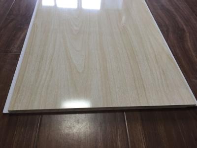 China Wood Grain Bathroom PVC Ceiling Panels Seamless Connection 3.5kg / m2 30cm x 9mm for sale