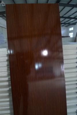 China El panel interior plástico de la puerta del reemplazo de Mouldproof ninguna aspiración con el grano de madera en venta