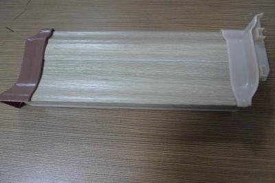 China High Impact Resistant PVC Laminate Flooring Skirting Board 500G / M Anti - Insect for sale
