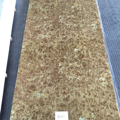 China Fireproof PVC Marble Sheet UV Coating , Decorative Faux Marble Walls PVC Sheet for sale