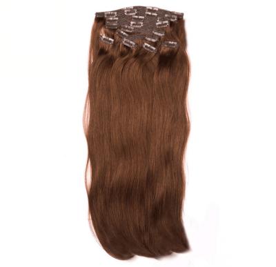China Dual o grampo de trama do Virgin em extensões do cabelo/em linha reta grampo de cabelo humano de Remy dentro à venda